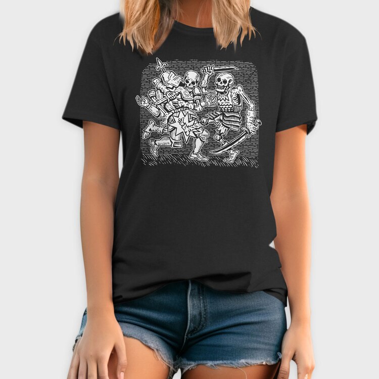 Skeleton Knights, Tricou Barbati (Unisex)