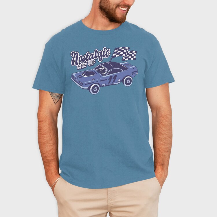 Nostalgic Rev Up, Tricou Barbati (Unisex)