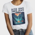 Outer Space Inner Peace Camping, Tricou Femei