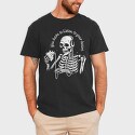 Skeleton Listen to Your Hearth, Tricou Barbati (Unisex)