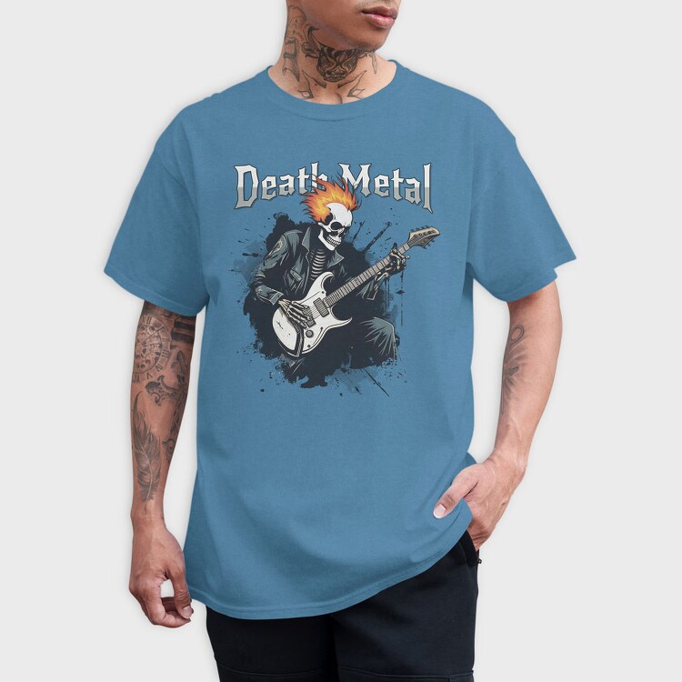 Rocking Skeleton Death Metal, Tricou Barbati (Unisex)
