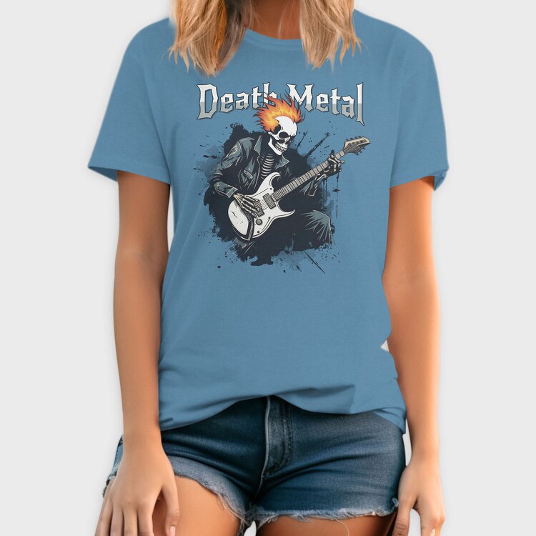 Rocking Skeleton Death Metal, Tricou Barbati (Unisex)