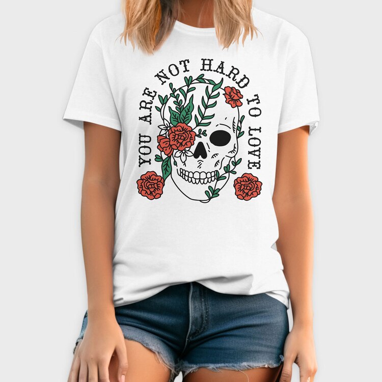 Not Hard to Love, Tricou Barbati (Unisex)