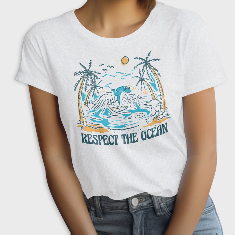 Respect the Ocean, Tricou Femei
