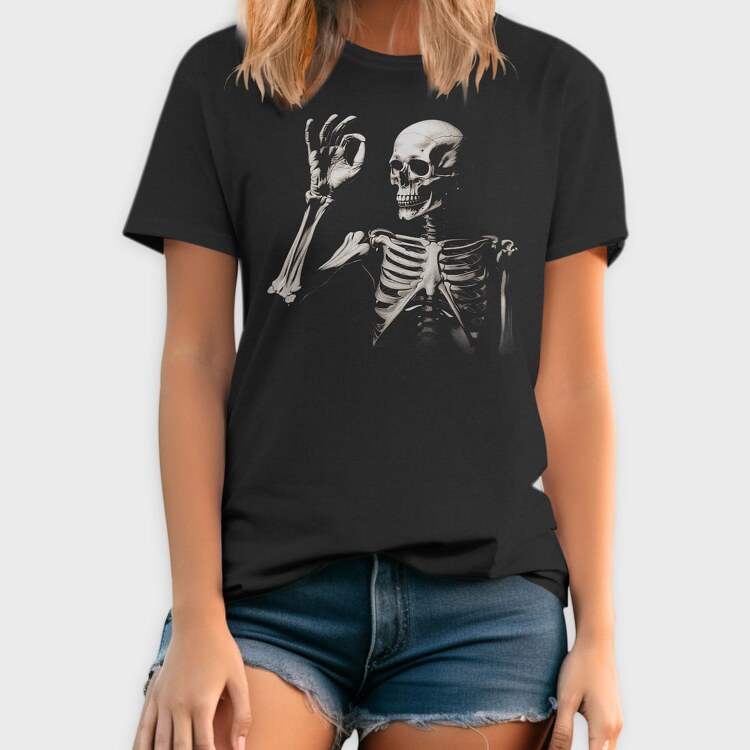 Skeleton Ok, Tricou Barbati (Unisex)