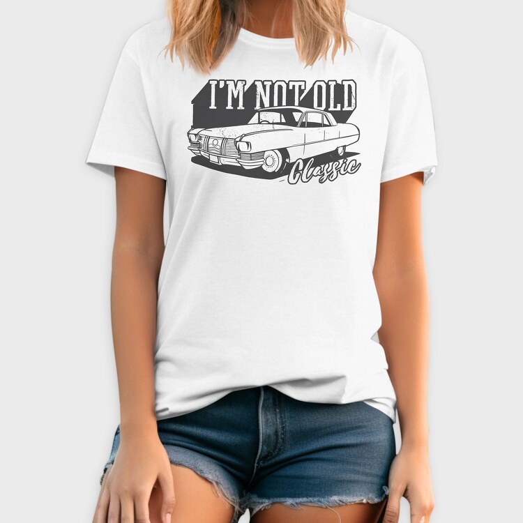 Not Old Classic Car, Tricou Barbati (Unisex)