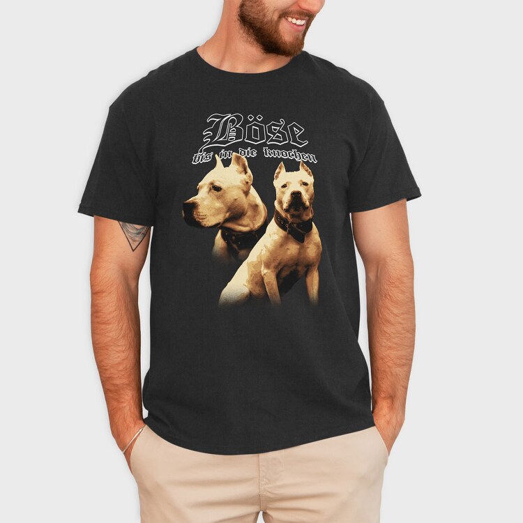Pitbull, Tricou Barbati (Unisex)