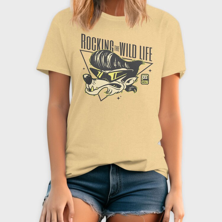 Rocking the Wild Life, Tricou Barbati (Unisex)