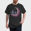 Psychedelic Moon, Tricou Barbati (Unisex)