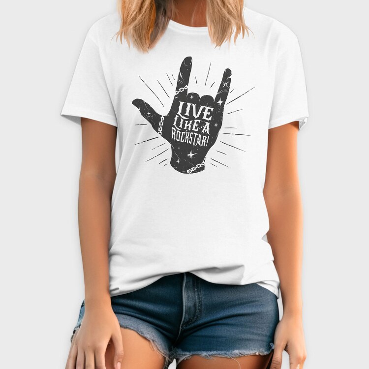 Rockstar Hand, Tricou Barbati (Unisex)