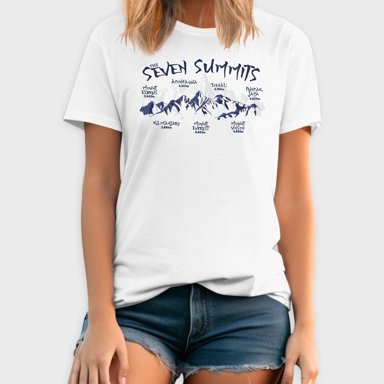 Seven Summits, Tricou Barbati (Unisex)