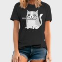 Psycho Cat, Tricou Barbati (Unisex)