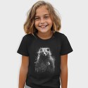 Mystic Bear Monochrome, Tricou Copii