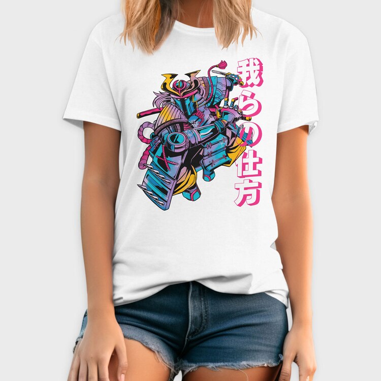 Samurai Sci Fi Warrior, Tricou Barbati (Unisex)