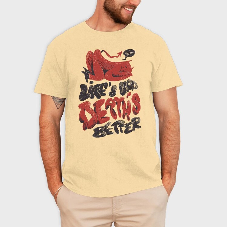 Funny Afterlife 06, Tricou Barbati (Unisex)