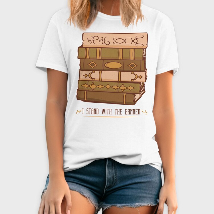 Retro Book Tower, Tricou Barbati (Unisex)