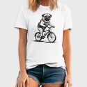 Pug Bike, Tricou Barbati (Unisex)