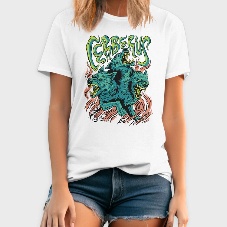 Mythology Cerberus, Tricou Barbati (Unisex)