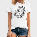 Pug Flowers, Tricou Barbati (Unisex)