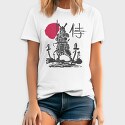 Samurai Silhouette Sun, Tricou Barbati (Unisex)