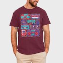 Retro Elements, Tricou Barbati (Unisex)