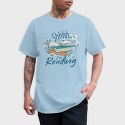 Retro Flower Books, Tricou Barbati (Unisex)