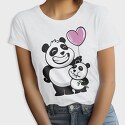Panda Bears Balloon, Tricou Femei