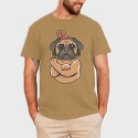 Pug Strong Woman, Tricou Barbati (Unisex)