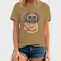 Pug Strong Woman, Tricou Barbati (Unisex)