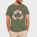 Pug With Glasses, Tricou Barbati (Unisex)