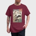 Panda Butterfly Japanese, Tricou Barbati (Unisex)