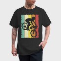 Retro Mountain Biker, Tricou Barbati (Unisex)
