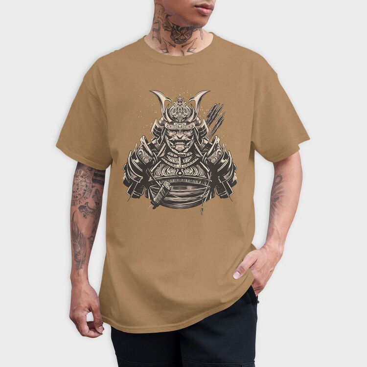 Samurai Warrior Dark, Tricou Barbati (Unisex)