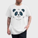 Panda Face, Tricou Barbati (Unisex)