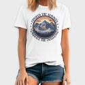 Mountains Text Vintage, Tricou Barbati (Unisex)