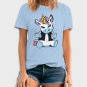 Punk Unicorn Middle Finger, Tricou Barbati (Unisex)
