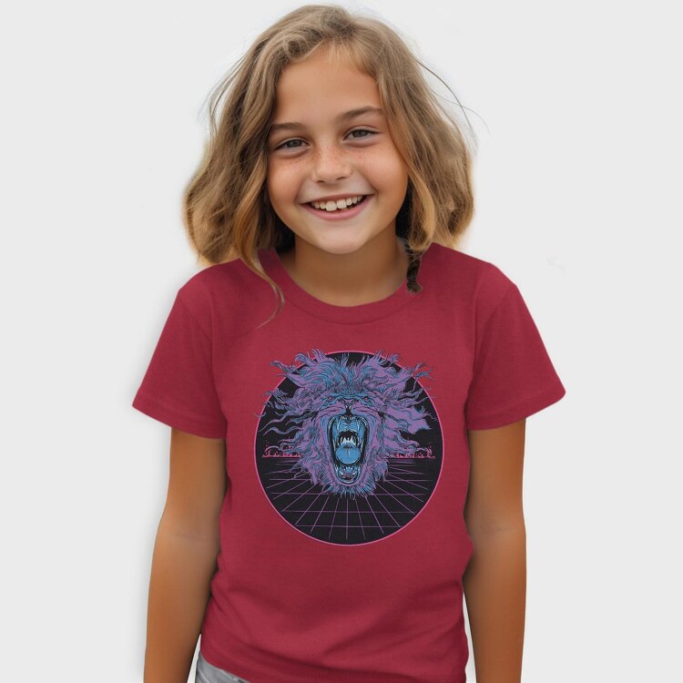 Lion Vaporwave, Tricou Copii