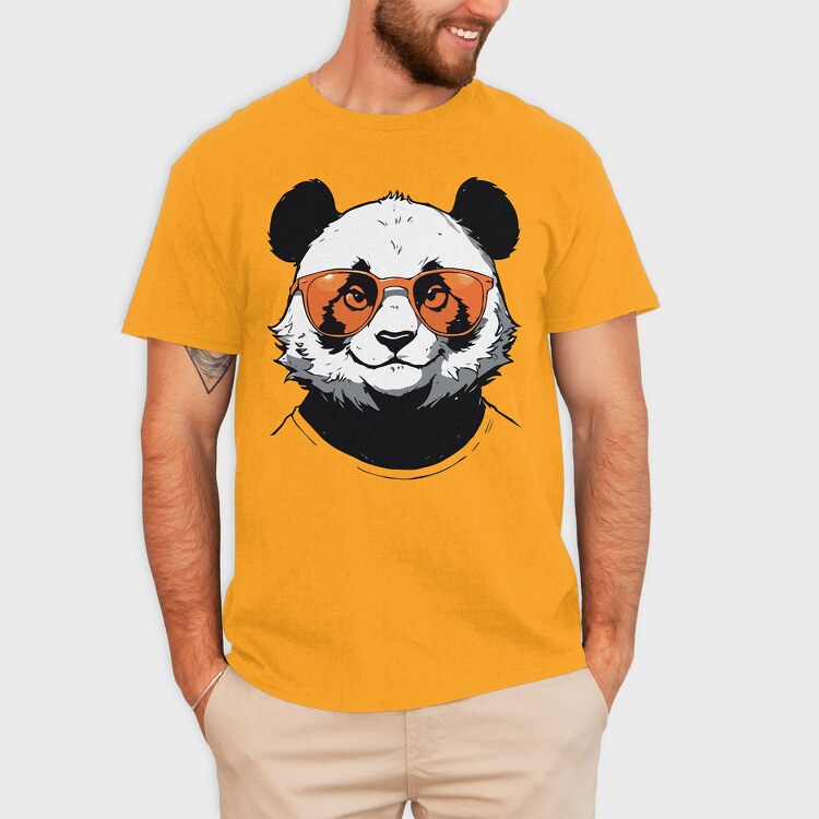 Panda Sungalsses, Tricou Barbati (Unisex)