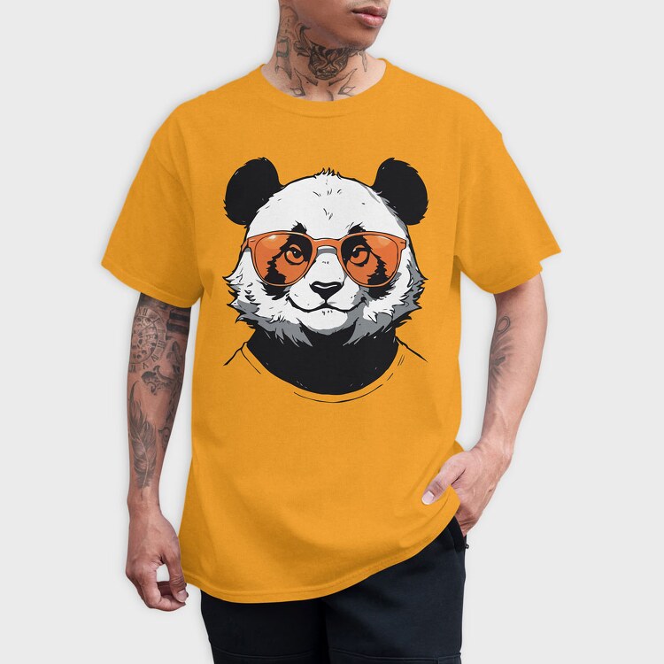 Panda Sungalsses, Tricou Barbati (Unisex)