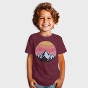 Retro Sunset Mountain, Tricou Copii