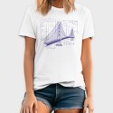 San Francisco Bridge, Tricou Barbati (Unisex)