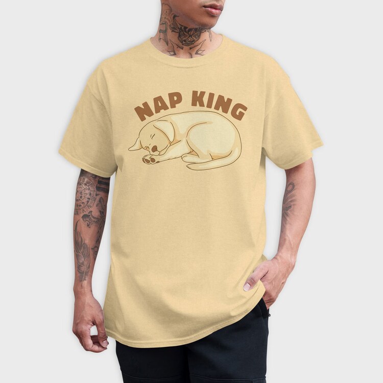 Nap King Labrador, Tricou Barbati (Unisex)