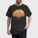 Partner Retro Sunset, Tricou Barbati (Unisex)