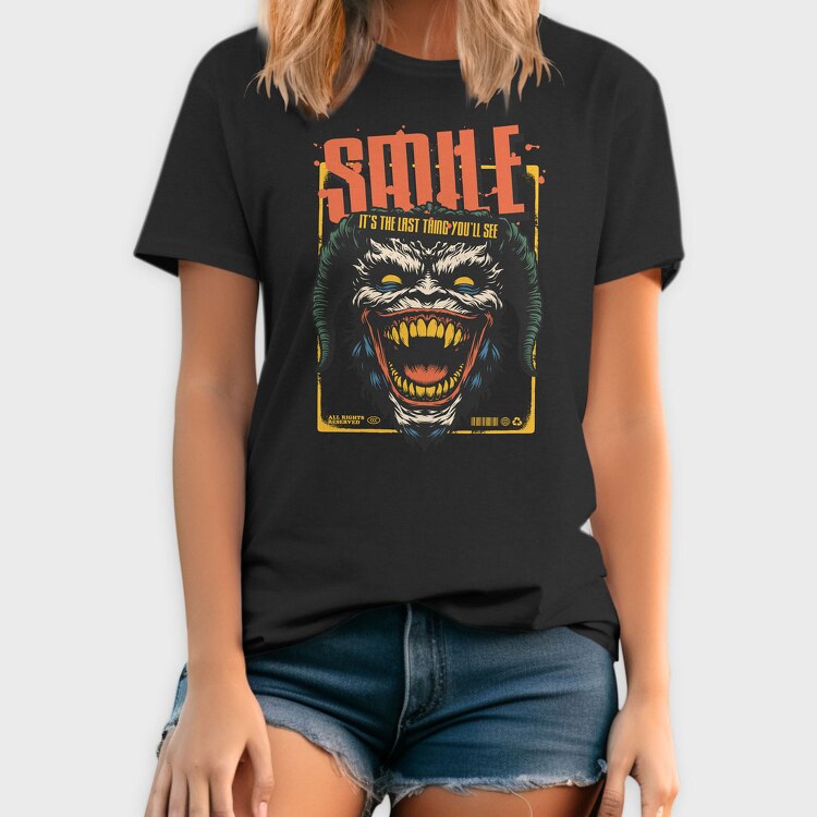 Trend Monster Face, Tricou Barbati (Unisex)