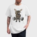 Moose Lifting, Tricou Barbati (Unisex)