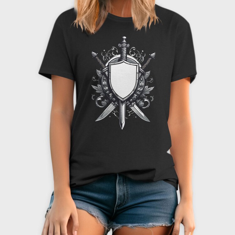 Shield and Sword, Tricou Barbati (Unisex)
