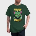 Ew People Green Cat, Tricou Barbati (Unisex)