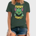Ew People Green Cat, Tricou Barbati (Unisex)
