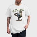 Wheeliesaurus, Tricou Barbati (Unisex)