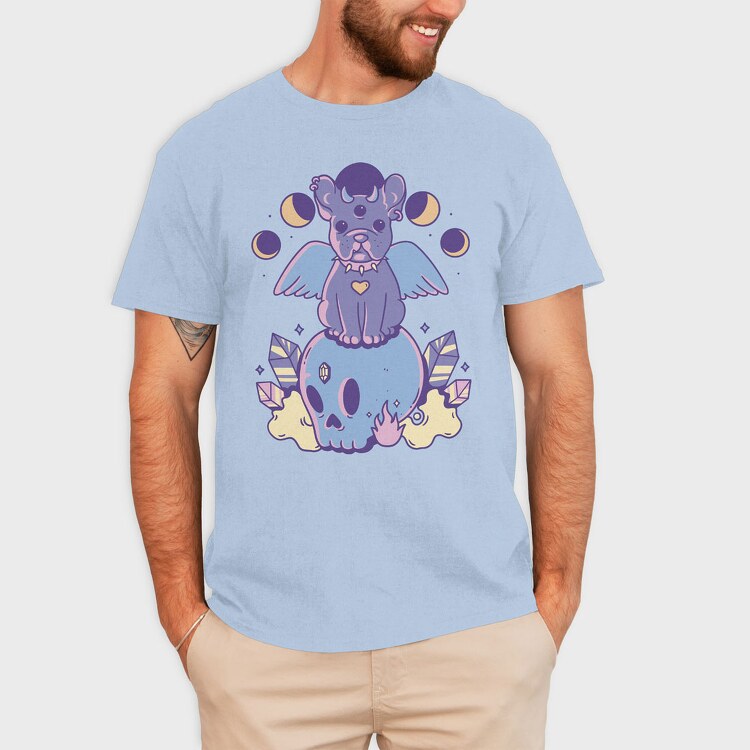 Pastel Goth Dog, Tricou Barbati (Unisex)